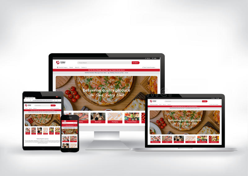 United Food Service's Brand New Website